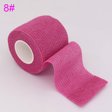 Load image into Gallery viewer, 18 Colors Colorful Athletic Wrap Tape Self Adhesive Elastic Bandage Elastoplast Sports Protector Knee Finger Ankle Palm Shoulder